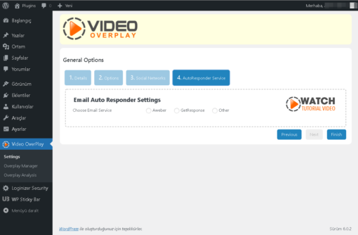 Video Overplay Video Ekleme Sayfası Ekran Görüntüsü 5